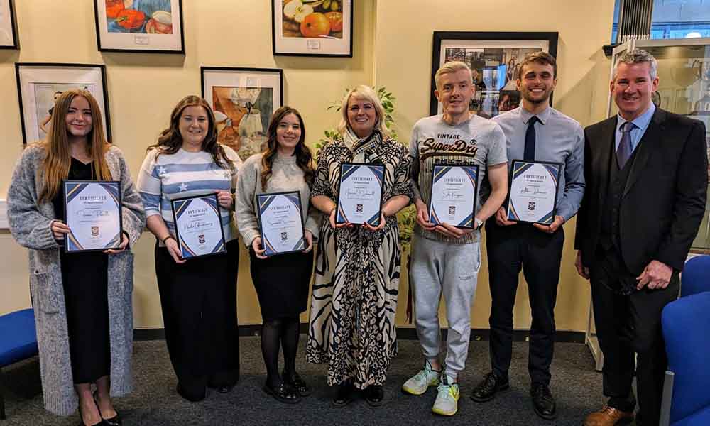 Vale of Leven Academy Recognition Awards to Staff Members