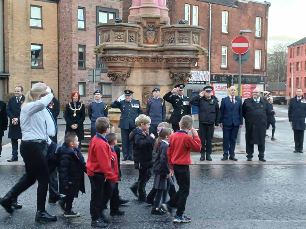 1st VALE of LEVEN BOYS Brigade and GIRLS Association Remembrance Day