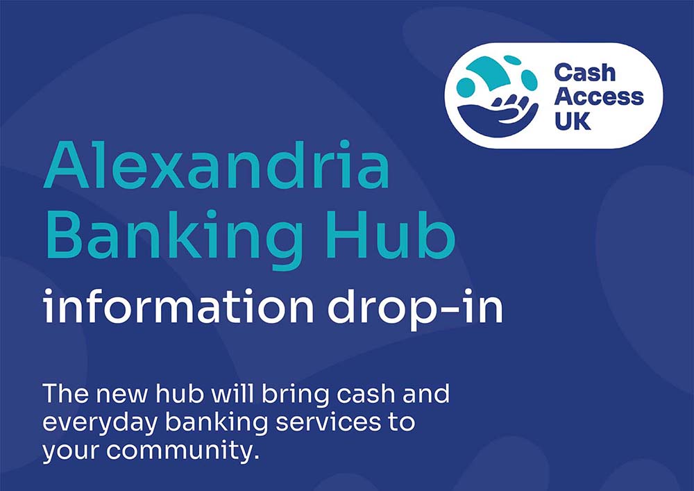 Alexandria Banking Hub and a community drop-in day