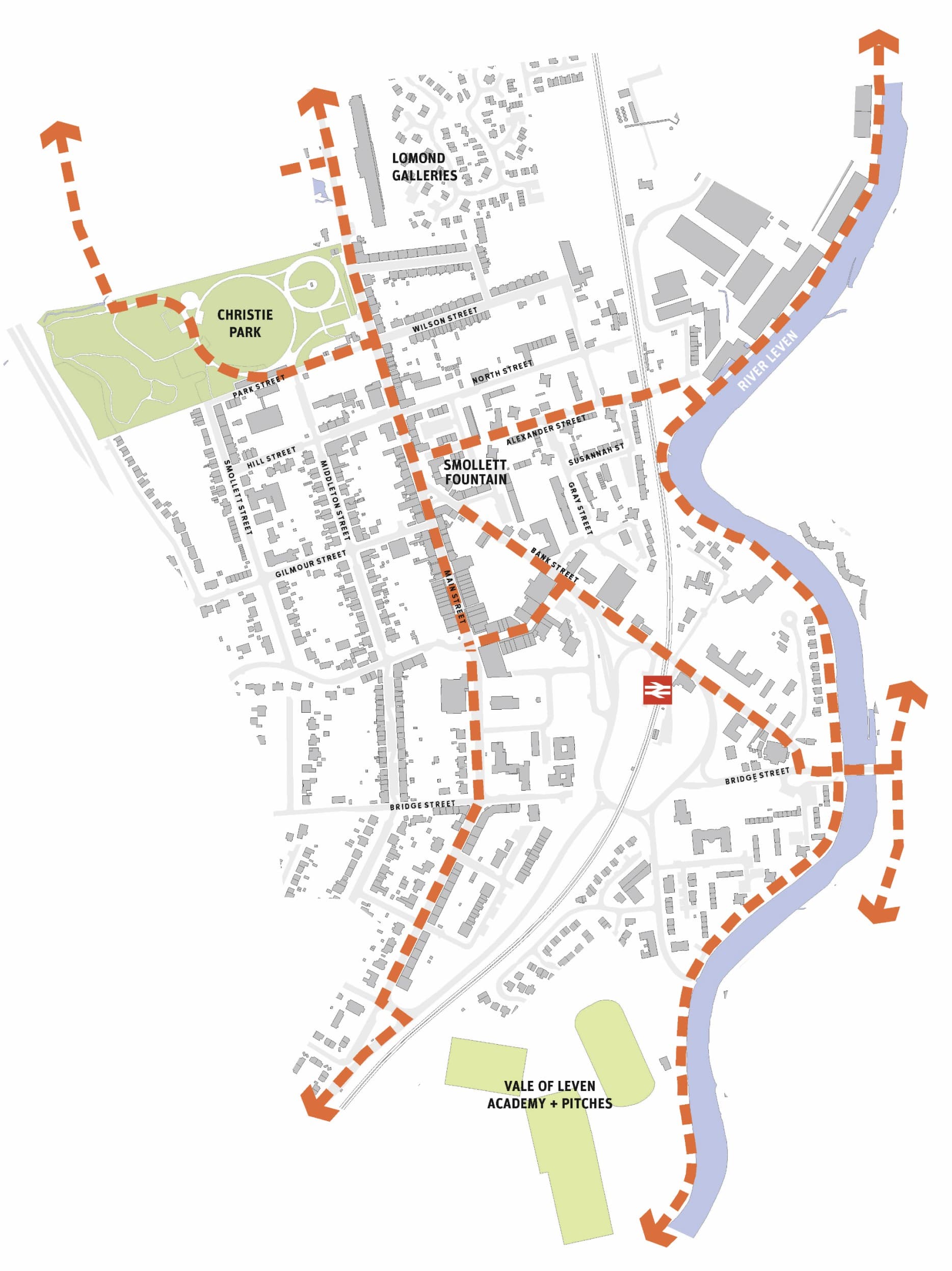 Cycling and Walking Network in Alexandria
